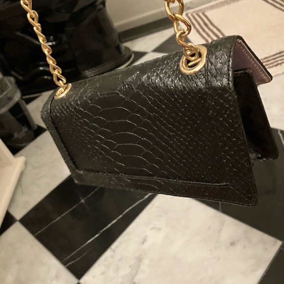 Liz Claiborne Black Crocodile Bag - Picture 7 of 11